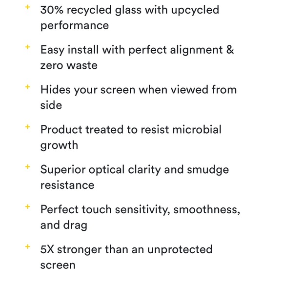 NIB!  Pure 3 Privacy Screen Protector for iPhone 14 Pro Replacement - Picture 10 of 12